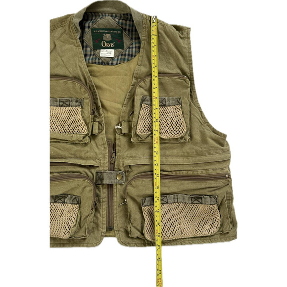 Vintage 80s 90s Orvis Fishing Safari Small Vest VTG - Picture 6 of 6
